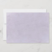 デボンエアラベンダーリハーサルディナー 招待状 (裏面)