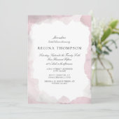 デボンエア赤面ピンクブライダルシャワー招待 招待状 (スタンド正面)