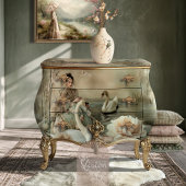 デボングラスブーファントポートレート&スワン 薄葉紙