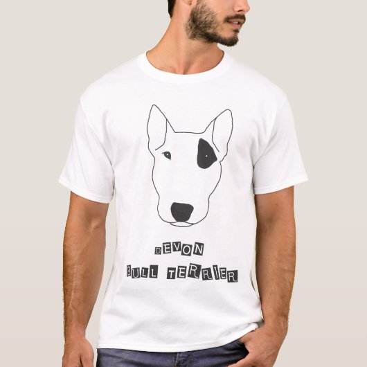 デボンブルテリア-パッチ Tシャツ (正面)