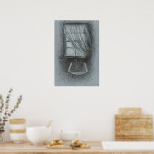 デボンポートバスルーム – アーカイブスケッチプリント ポスター (キッチン)