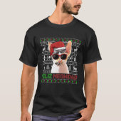 デボンレックスキャットフェリズメウィダーおもしろいドクリスマス Tシャツ (正面)