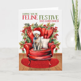 デボンレックスクリスマスキャット猫フェスティバル シーズンカード