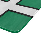 デボン州旗（イギリス郡） カッティングボード (角)