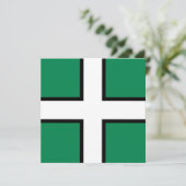 デボン州旗（イギリス郡） カード (スタンド正面)