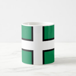 デボン州旗（イギリス郡） コーヒーマグカップ