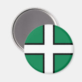 デボン州旗（イギリス郡） マグネット (正面/裏面)