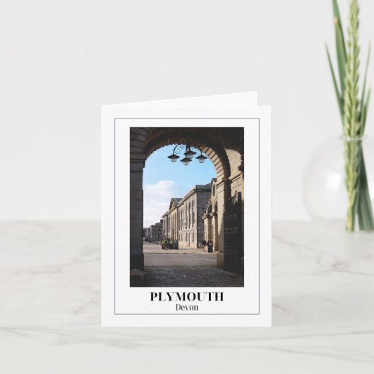 デボン王室のプリマス・ウィリアム・ヤード カード (正面)