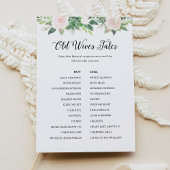 デボン老妻の物語ベビーシャワーゲームカード 招待状