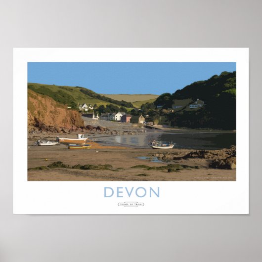 デボン鉄道ポスター ポスター (正面)