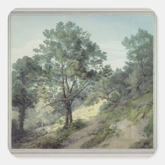 デボン・カントンテイン付近のビュー スクエアシール (正面)