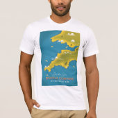 デボン+コーンウォールの旅ポスター「太陽を見よう」 Tシャツ (正面)