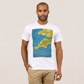 デボン+コーンウォールの旅ポスター「太陽を見よう」 Tシャツ (正面フル)