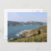 デボン・サルコム河口 ポストカード (正面/裏面)