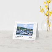 デボン・ダートマス カード (黄色い花)