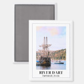 デボン・ダートマス・リバー・ダーツ マグネット (正面/裏面)