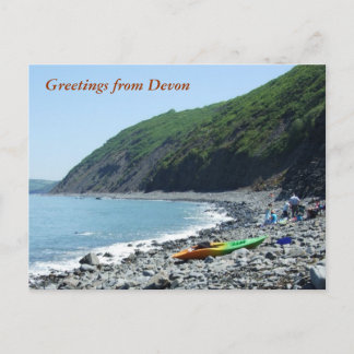 デボン・バックス・ミルズビーチ ポストカード