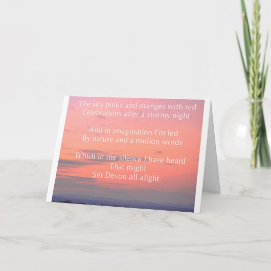 デボン ポストカード (正面)