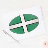 デボン 楕円形シール (封筒)