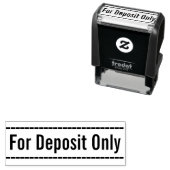 「デポジット専用」ゴム印 セルフインキングスタンプ (インサイチュ)