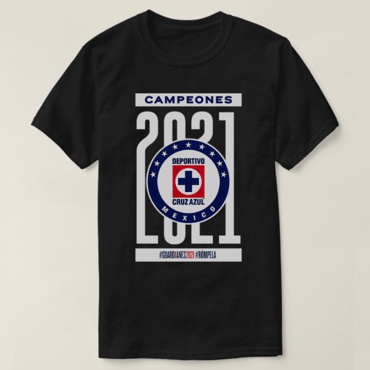 デポルティボクルーズアズールカンペオネス2021プルオーバー Tシャツ (デザイン正面)