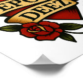 デポートディーズアイス国外追放の抗議の移民局 ポスター (角)