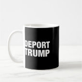 デポートトランプ – #resist コーヒーマグカップ (左)
