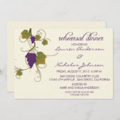 デマのリハーサルの夕食 招待状 (正面/裏面)