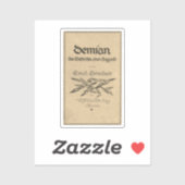 デミアン初版表紙（1919年） シール (シート)