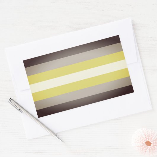 デミエンダープライド 長方形シール (封筒)