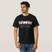 デミガール・バタフライ Love Is Love Tシャツ (正面フル)