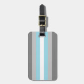 デミギーパーソナライズされた国旗 ラゲッジタグ (正面縦)