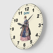デミスペインの～の装パーソナライズされた着 ラージ壁時計 (傾斜)
