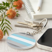 デミボーイプライド旗 キーホルダー (正面右)