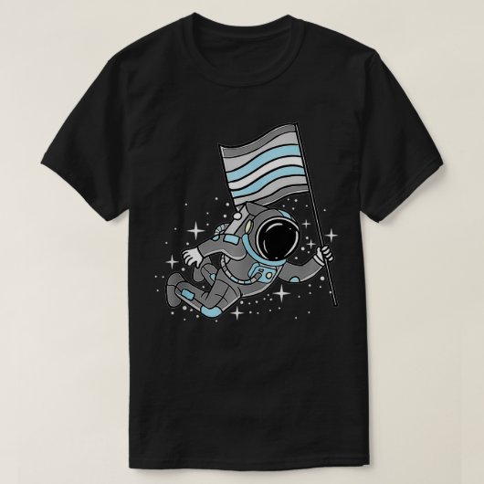 デミボーイ宇宙飛行士デミボーイプライド Tシャツ (デザイン正面)