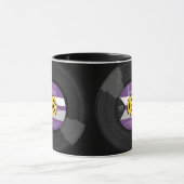 デミレコードデミエクシアルプライドビニールLGBTQ マグカップ (中央)