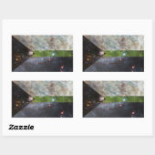 デミロマン星雲フラッグステッカー 長方形シール (シート)