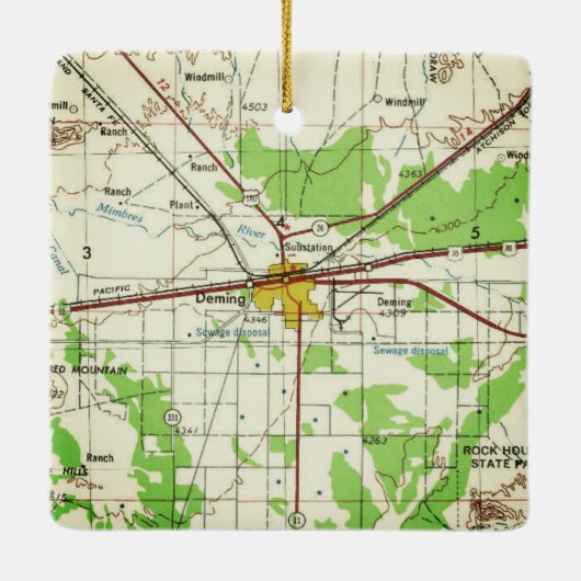 デミングNMヴィンテージTopo セラミックオーナメント (裏面)