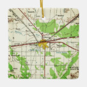 デミングNMヴィンテージTopo セラミックオーナメント (正面)