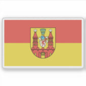 デミン国旗 シール (正面)