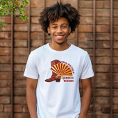 デムのファンが待ち受けている場所では、地面に靴を履ユニセックスく Tシャツ