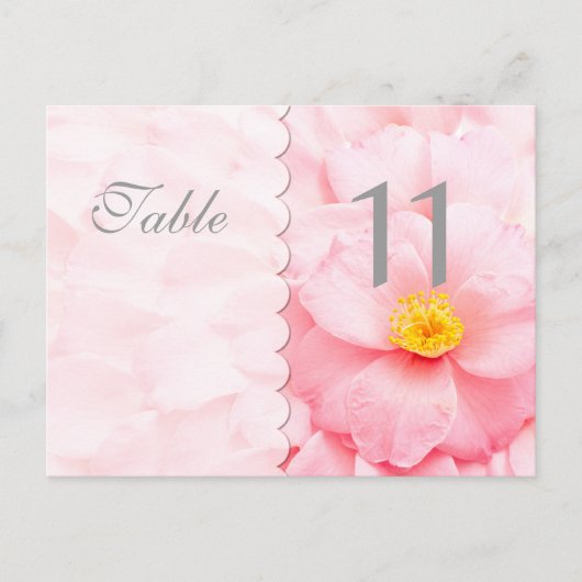 デムアテーブル番号はがき ポストカード (正面)