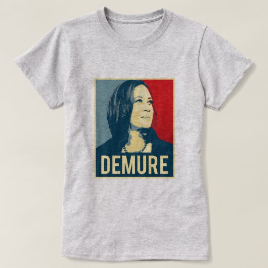デムレとマインドフルKamala Harris Tシャツ (デザイン正面)