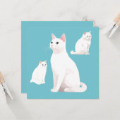 デムレキャッツ誕生日カード カード (正面/裏面インサイチュ)