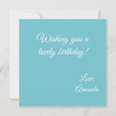 デムレキャッツ誕生日カード カード (裏面)