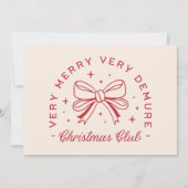 デムレクリスマスコケットの美学 シーズンカード (正面)