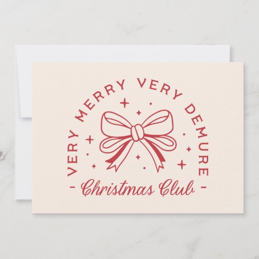 デムレクリスマスコケットの美学 シーズンカード (正面)