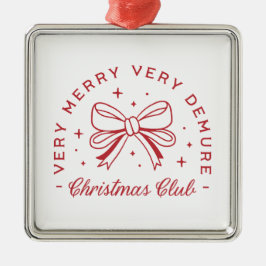 デムレクリスマスコケットの美学 メタルオーナメント