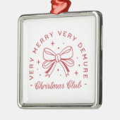 デムレクリスマスコケットの美学 メタルオーナメント (左)