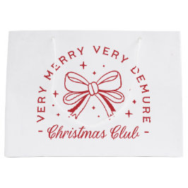 デムレクリスマスコケットの美学 ラージペーパーバッグ